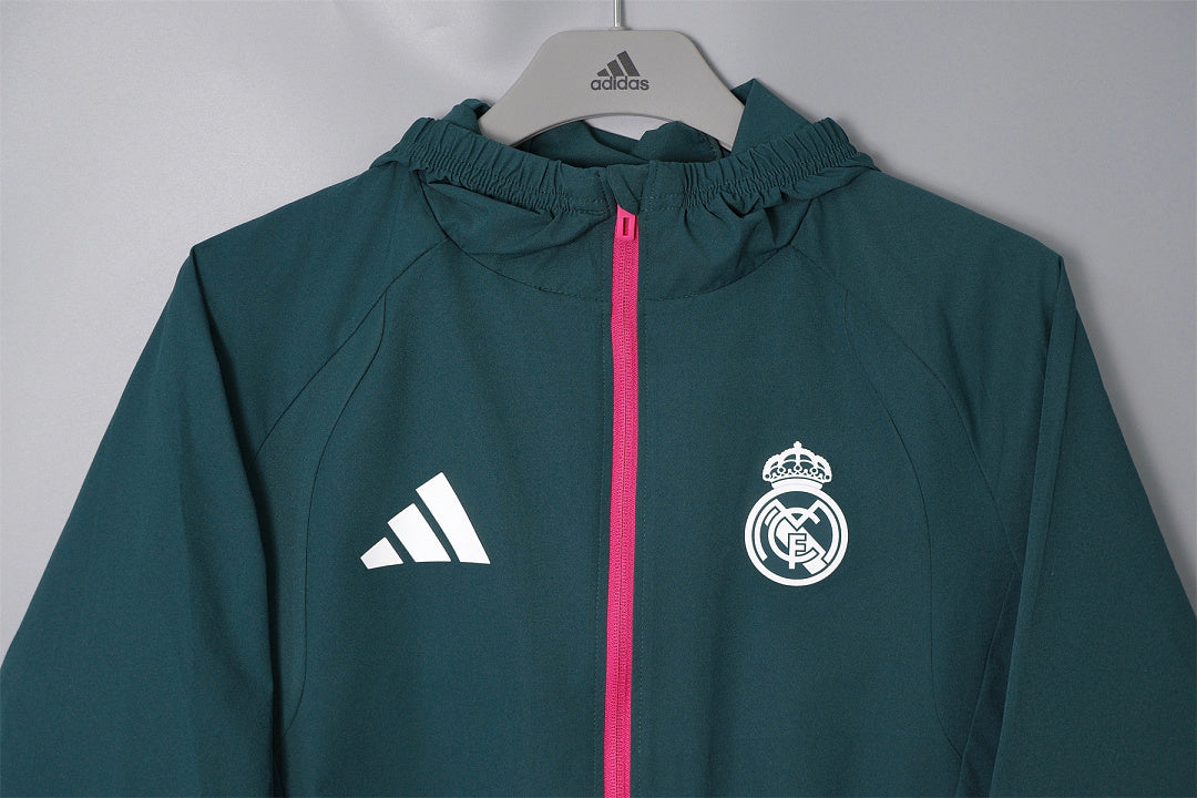 Veste coupe-vent jacket Real Madrid 2026/27 Vert Foncé