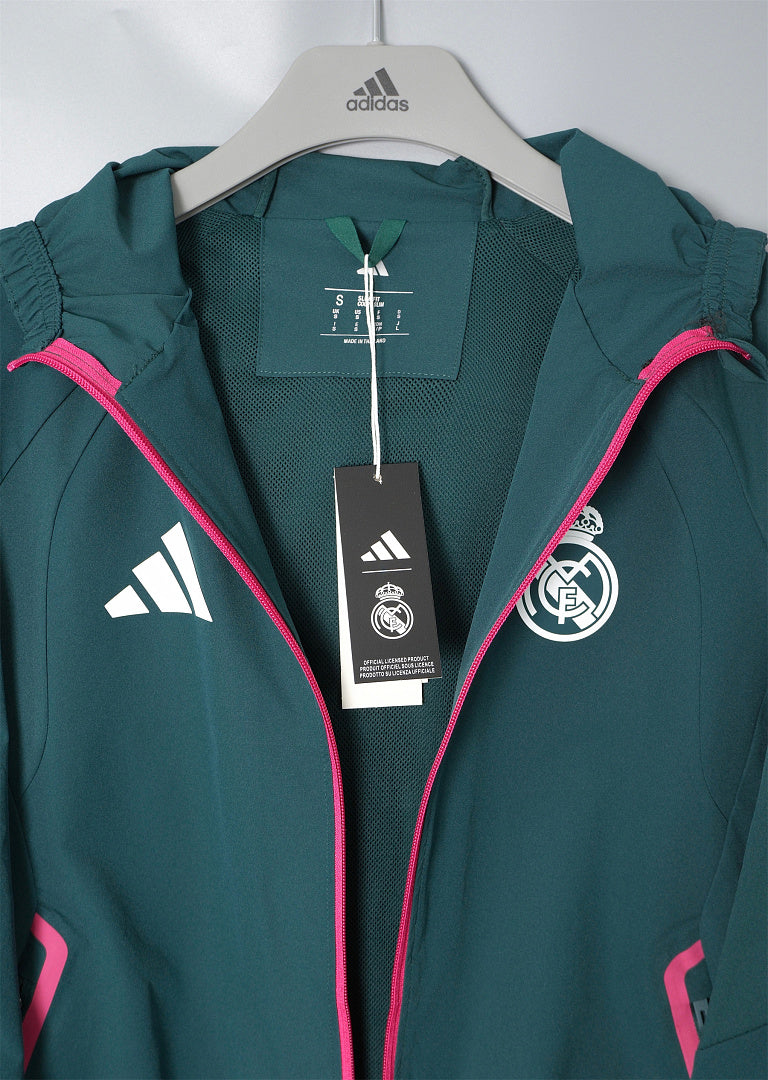 Veste coupe-vent jacket Real Madrid 2026/27 Vert Foncé