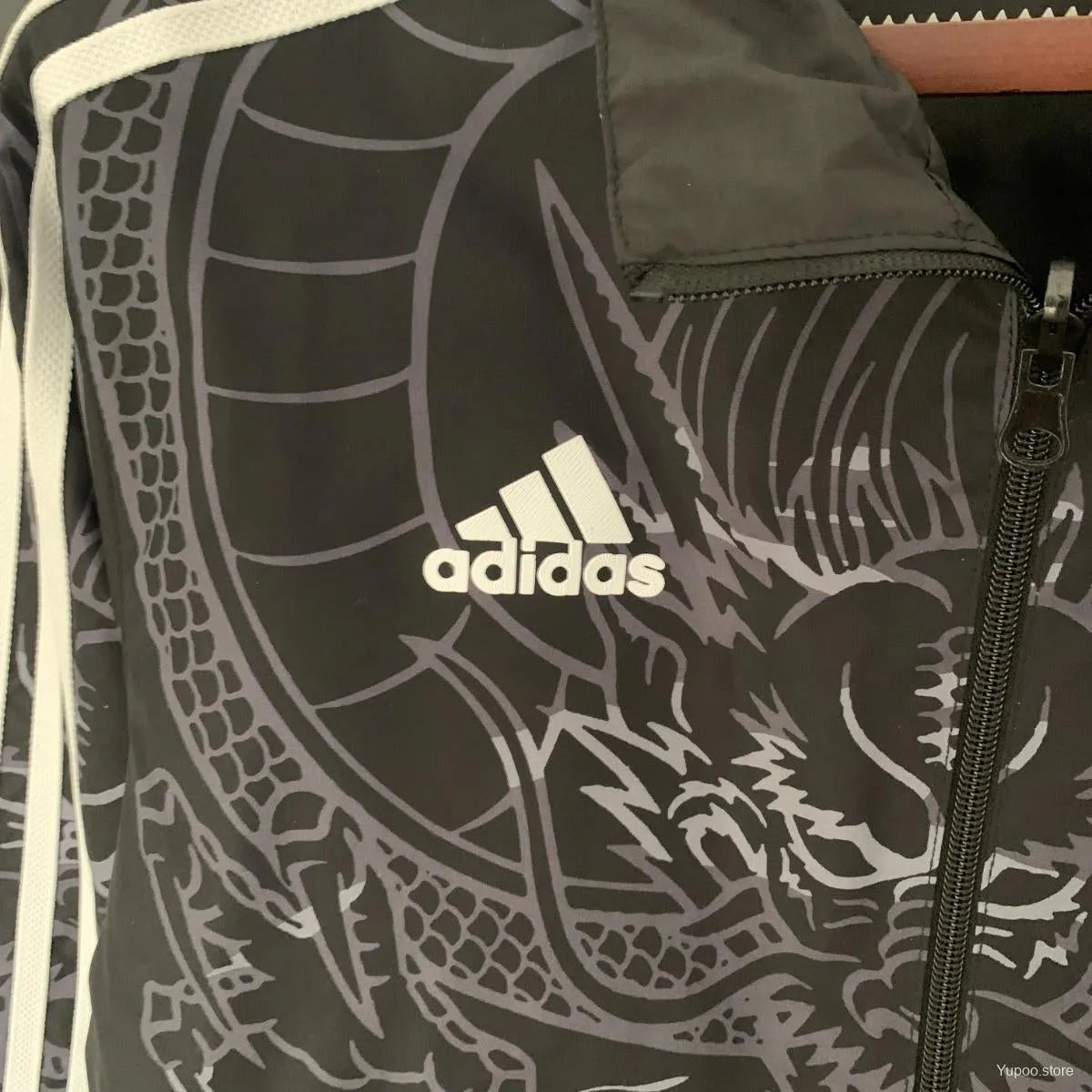 Veste coupe-vent jacket Real Madrid Dragon noir 2024/25
