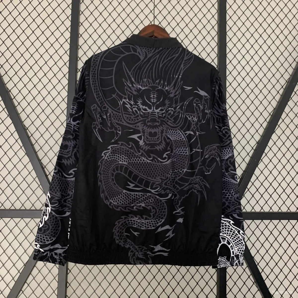 Veste coupe-vent jacket Real Madrid Dragon noir 2024/25