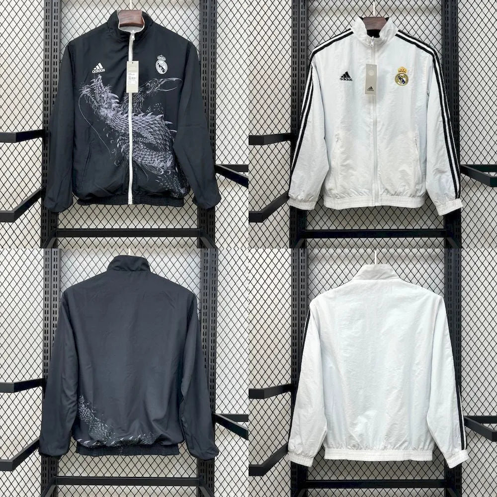 Veste coupe-vent jacket Real Madrid Dragon réversible 2025/26