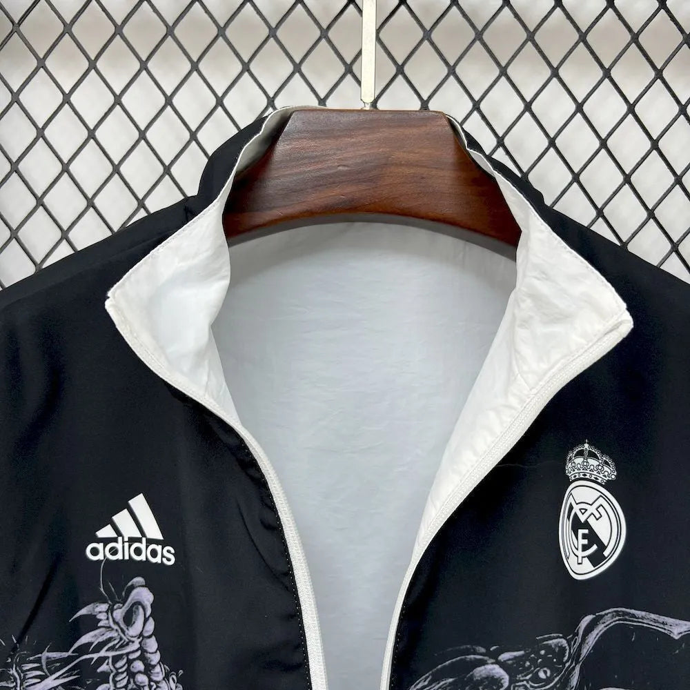 Veste coupe-vent jacket Real Madrid Dragon réversible 2025/26