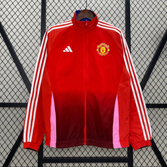 Veste coupe-vent jacket réversible Manchester United 2024/25
