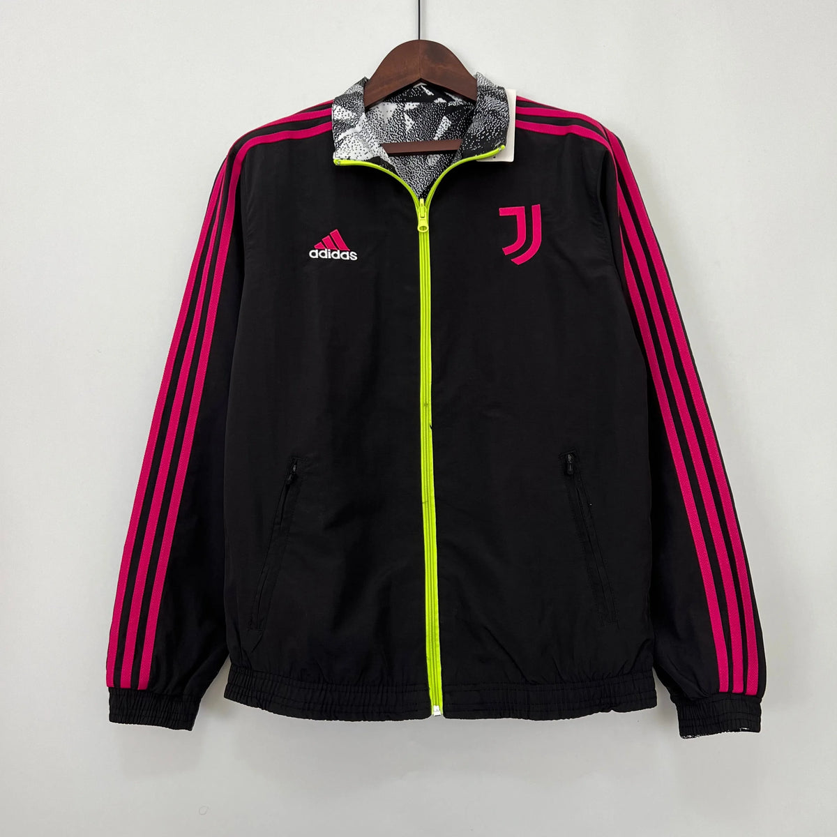Veste coupe-vent Juventus réversible blanche 2023/24