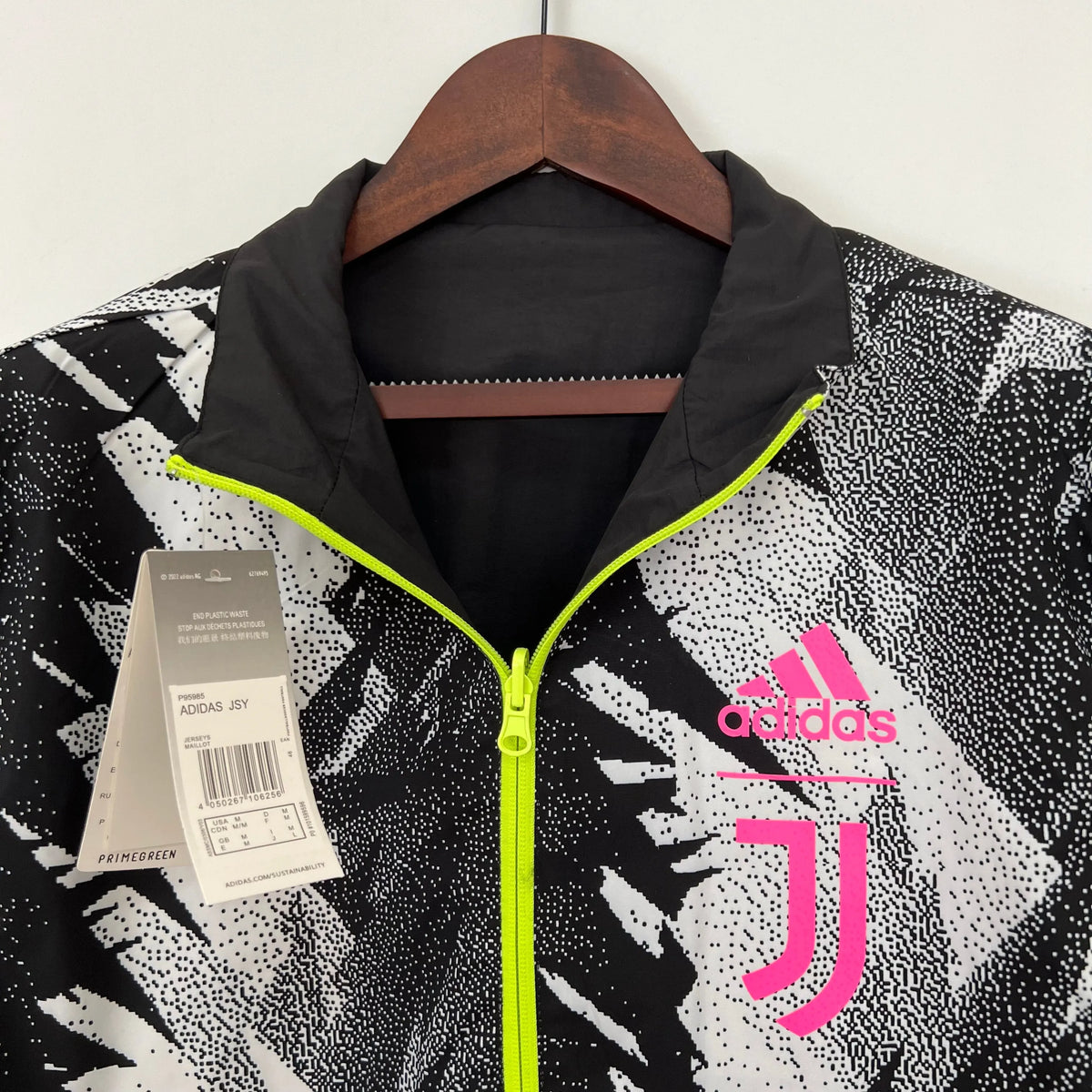 Veste coupe-vent Juventus réversible blanche 2023/24