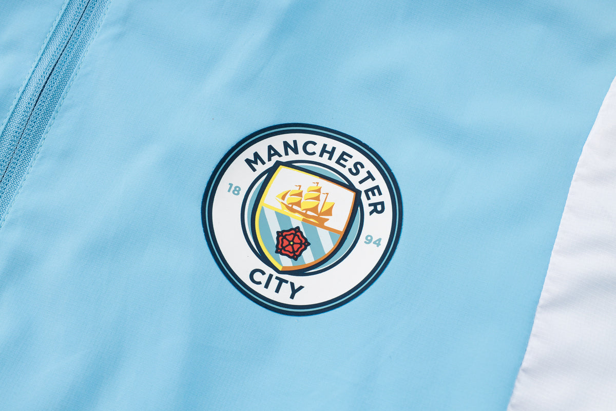 Veste Coupe-Vent Manchester City 2023/24 - Bleu Ciel