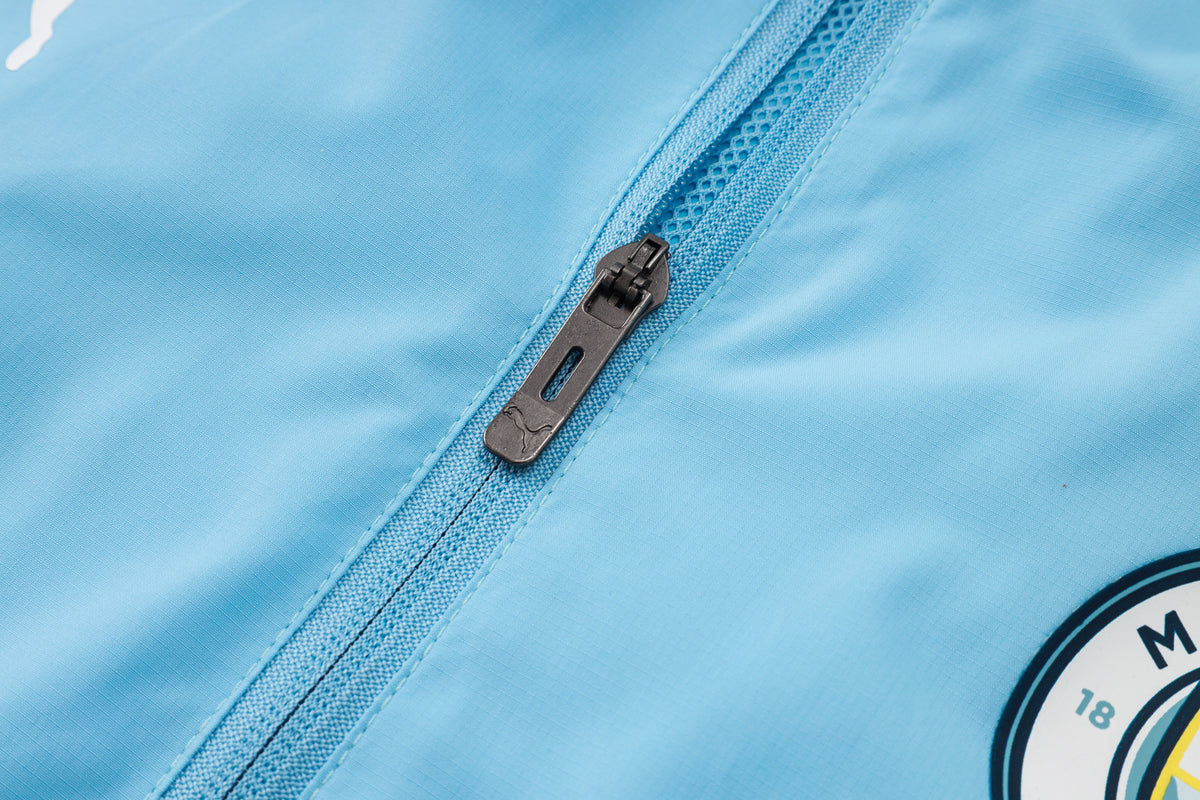 Veste Coupe-Vent Manchester City 2023/24 - Bleu Ciel