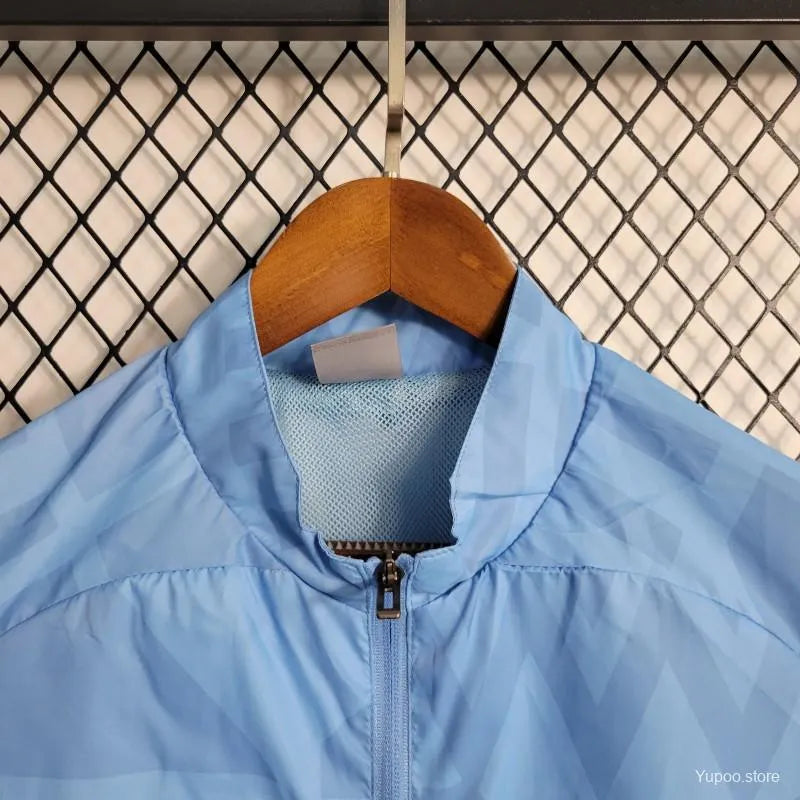 Veste coupe-vent Manchester City bleu ciel 2023/24