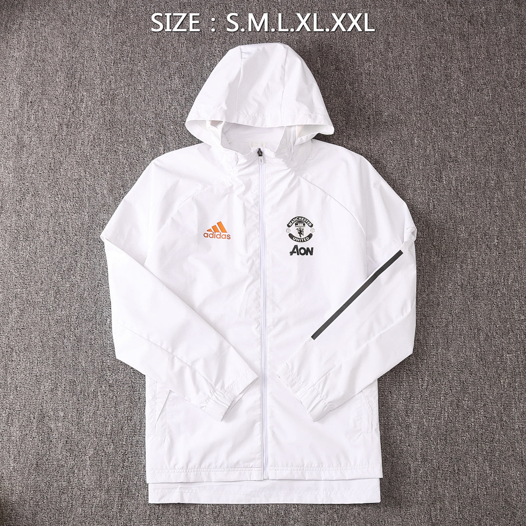 Veste Coupe-Vent Manchester United 2021 Blanc