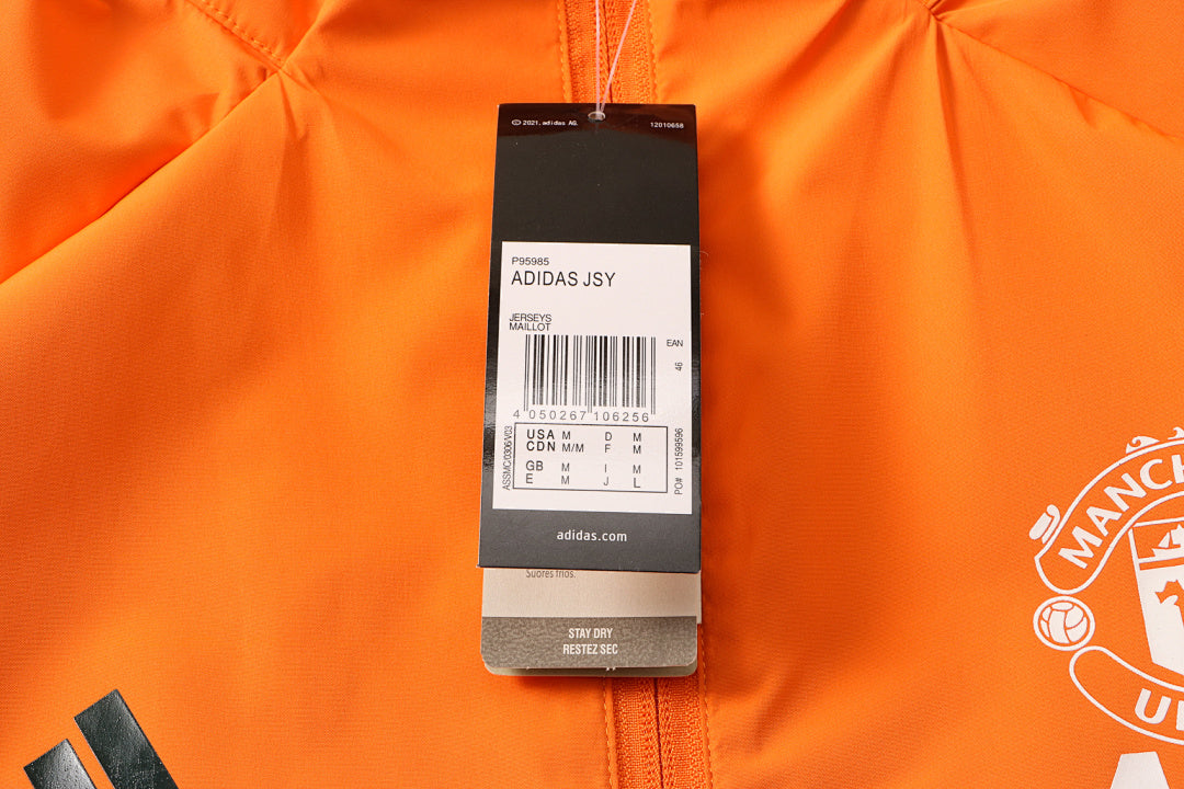 Veste Coupe-Vent Manchester United 2021 - Orange