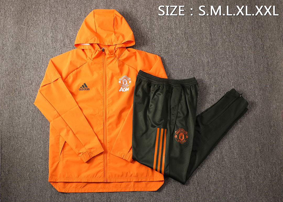 Veste Coupe-Vent Manchester United 2021 - Orange