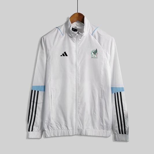 Veste coupe-vent Mexique/Mexico blanche 2023/24