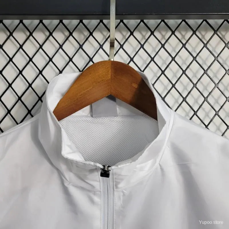 Veste coupe-vent Milan AC blanc/noir 2023/24