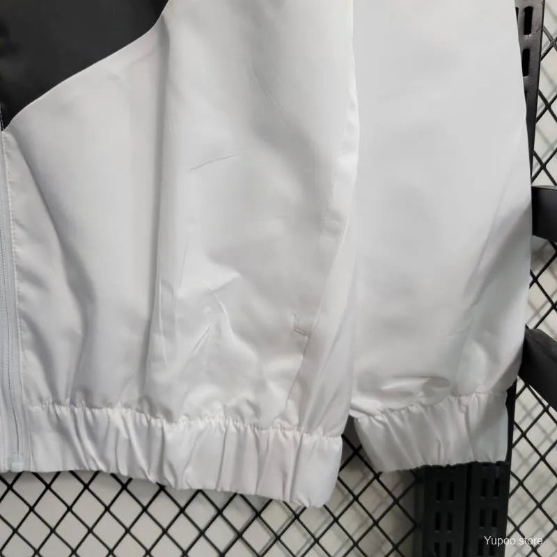 Veste coupe-vent Milan AC blanc/noir 2023/24