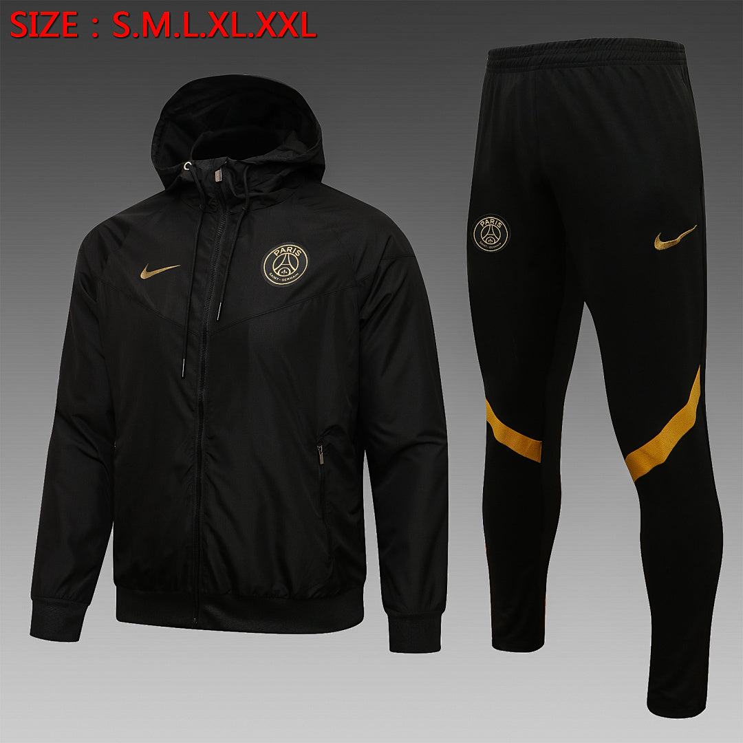 Veste Coupe-Vent Paris 2021/22 - Noir