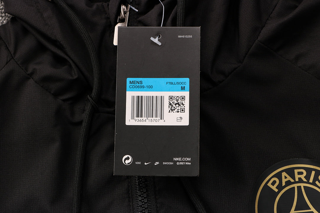 Veste Coupe-Vent Paris 2021/22 - Noir