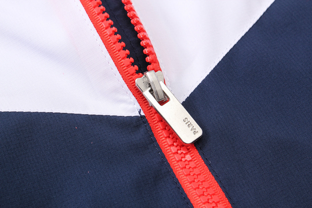 Veste Coupe-Vent Paris Saint-Germain - Blanc et Bleu