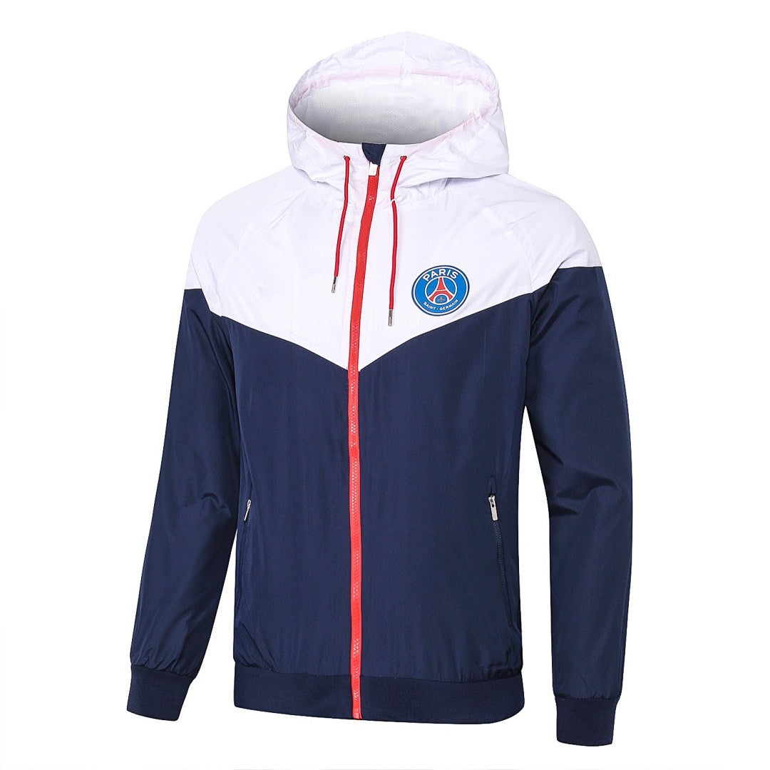 Veste Coupe-Vent Paris Saint-Germain - Blanc et Bleu