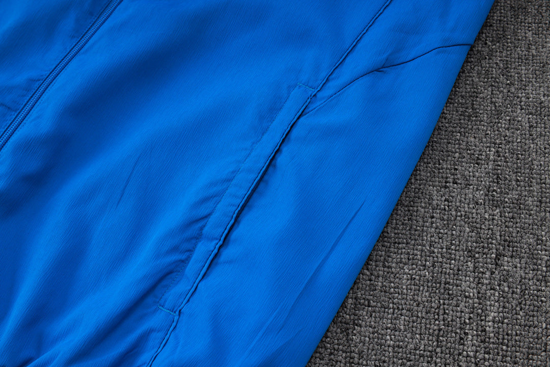 Veste Coupe-Vent Real Madrid 2025/26- Bleu Lagon