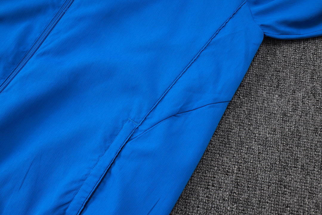 Veste Coupe-Vent Real Madrid 2025/26- Bleu Lagon