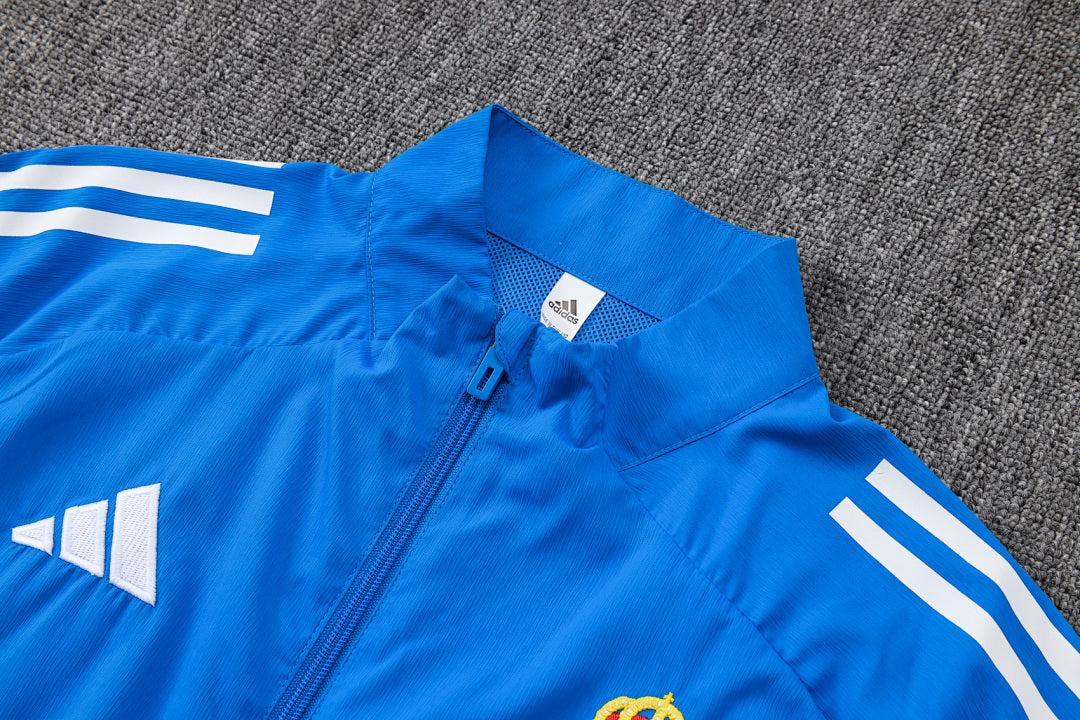 Veste Coupe-Vent Real Madrid 2025/26- Bleu Lagon