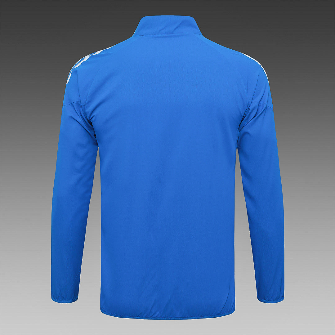 Veste Coupe-Vent Real Madrid 2025/26- Bleu Lagon