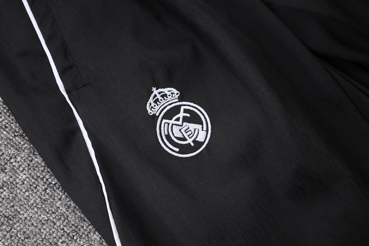 Veste Coupe-Vent Real Madrid 2025/26 - Noir