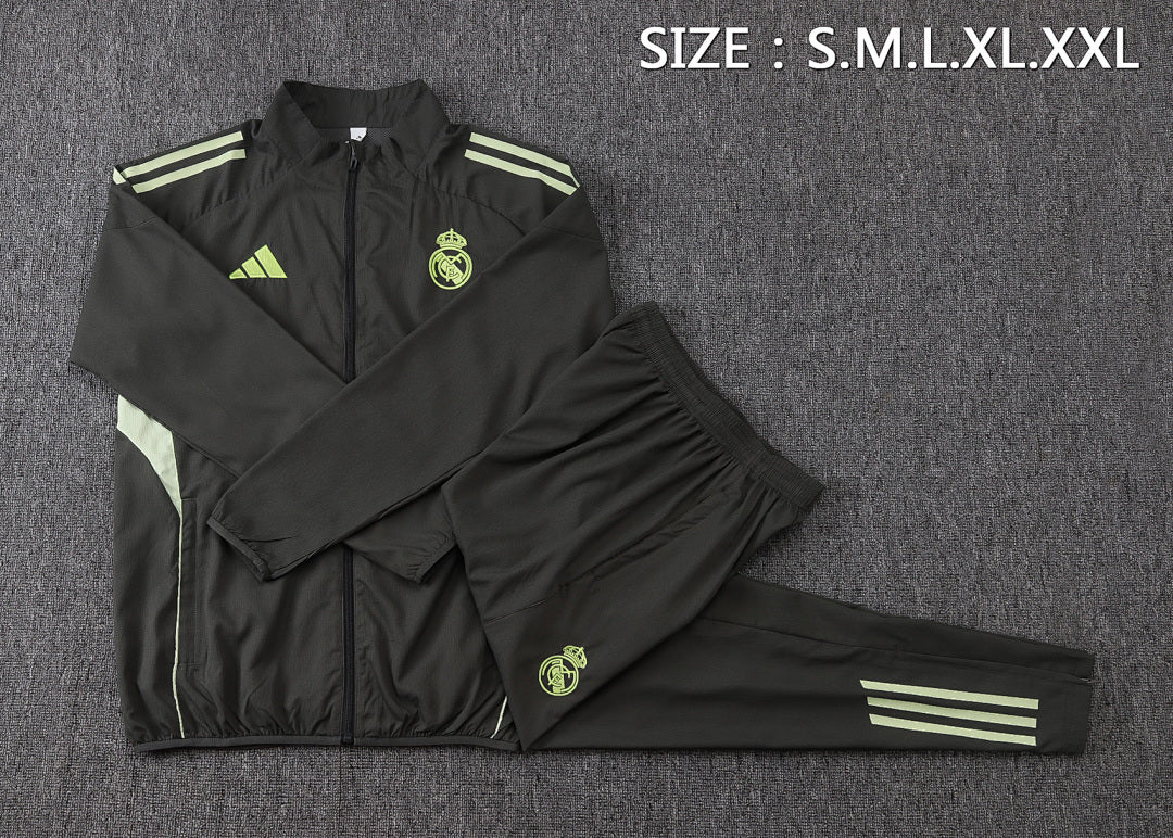 Veste Coupe-Vent Real Madrid 2025/26- Zip Intégral