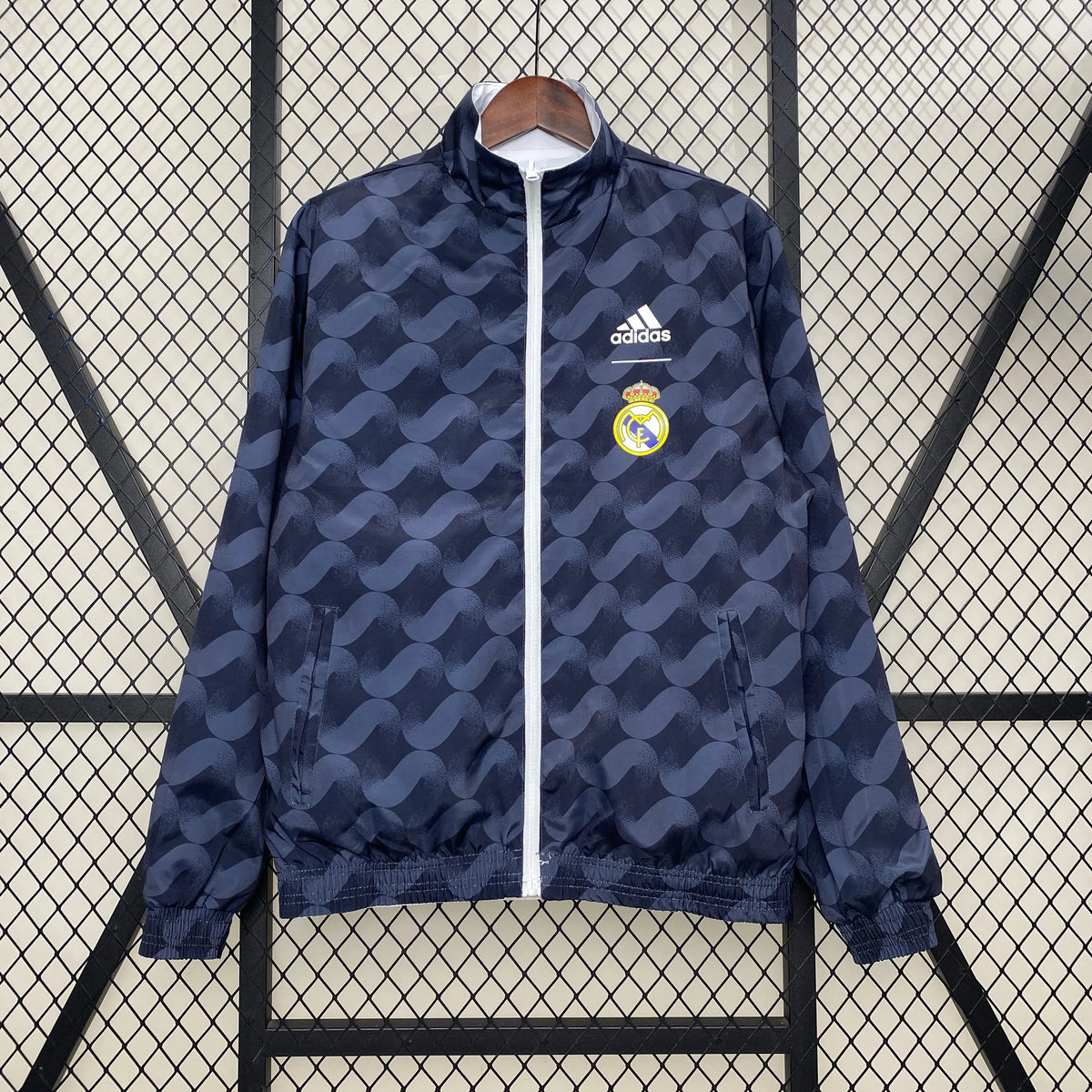 Veste coupe-vent Real Madrid coat jacket réversible 2024/25