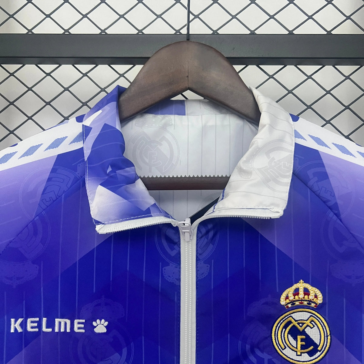 Veste coupe-vent Real Madrid coat jacket réversible 2024/25