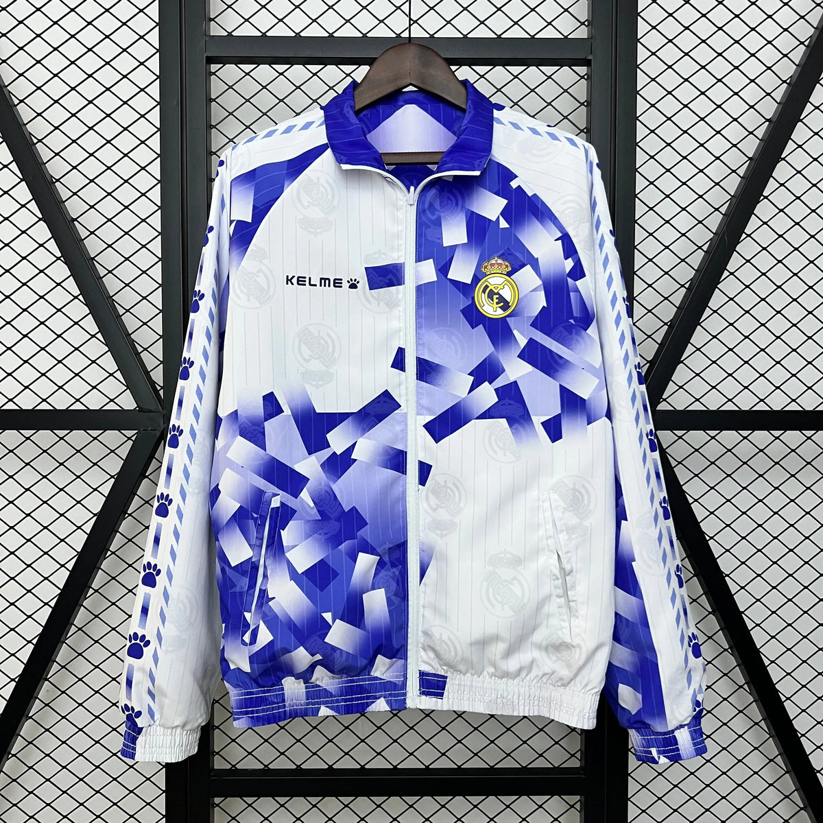 Veste coupe-vent Real Madrid coat jacket réversible 2024/25