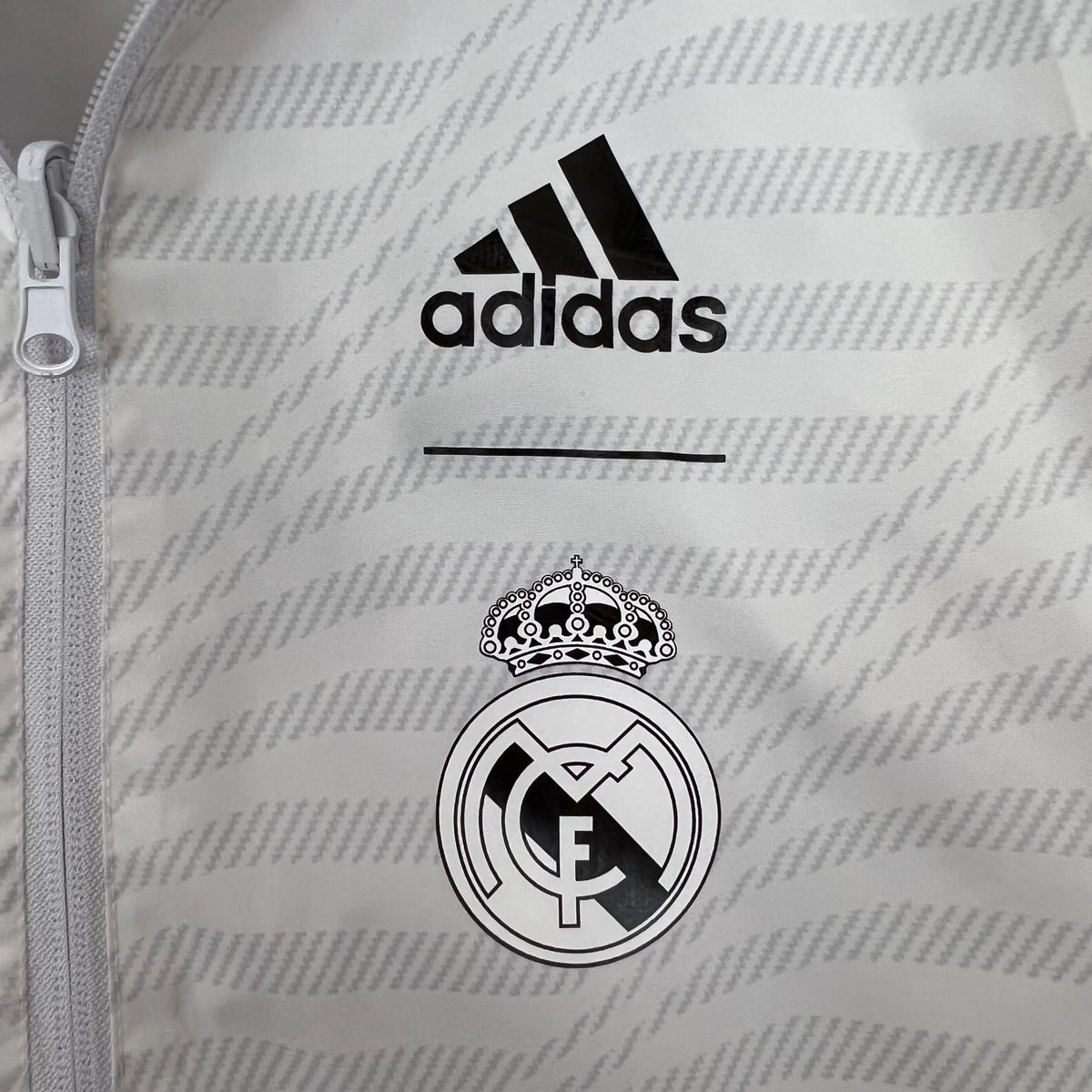 Veste coupe-vent Real Madrid réversible blanche 2023/24