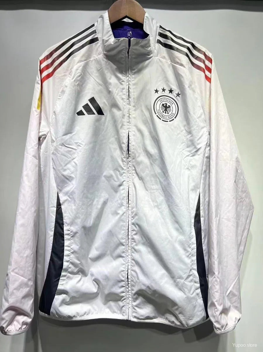 Veste coupe-vent réversible Allemagne/Germany noir 2024/25