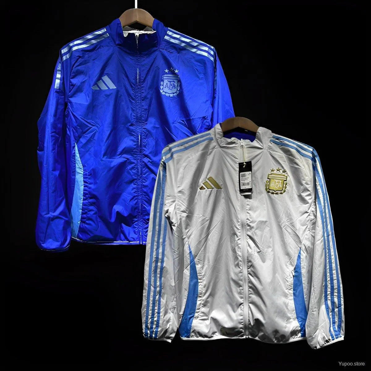 Veste coupe-vent réversible Argentine/Argentina noir 2024/25