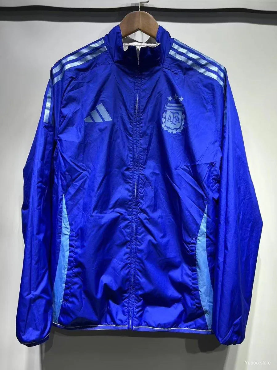 Veste coupe-vent réversible Argentine/Argentina noir 2024/25