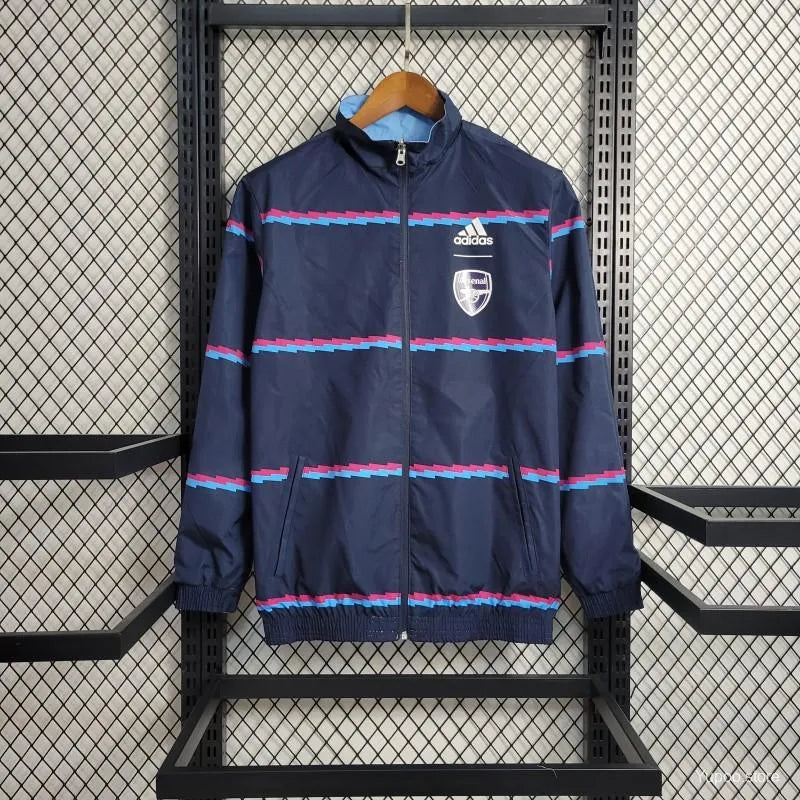 Veste coupe-vent réversible Arsenal bleu 2023/24