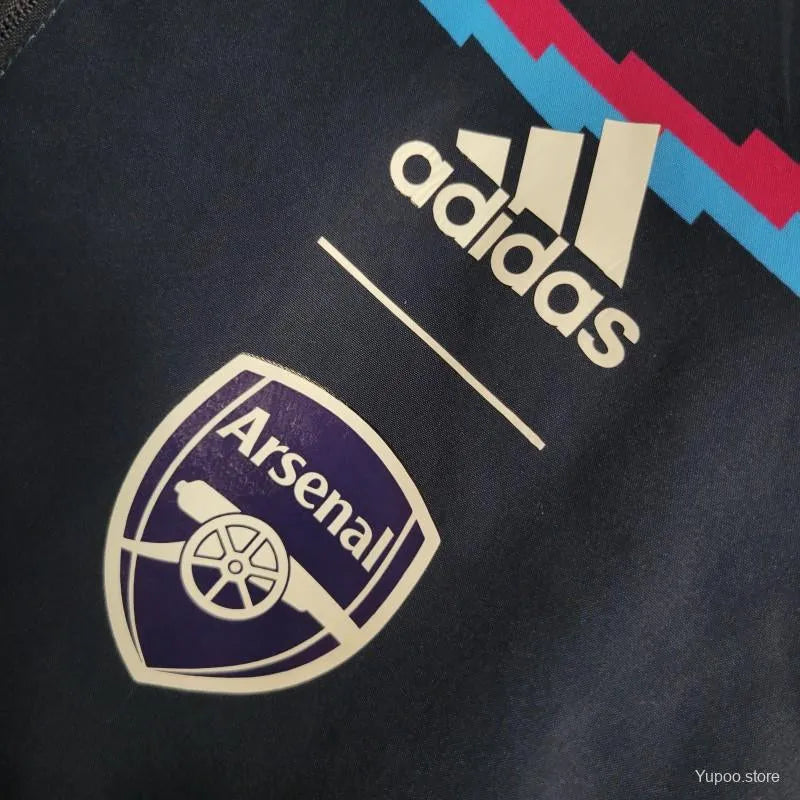 Veste coupe-vent réversible Arsenal bleu 2023/24
