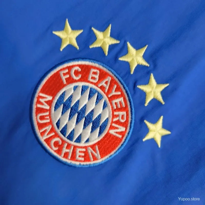 Veste coupe-vent réversible Bayern Munich bleu/rouge 2023/24