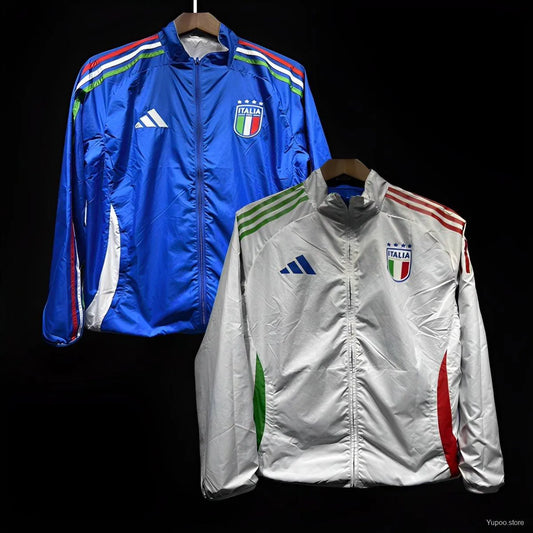 Veste coupe-vent réversible Italie/Italy 2024/25
