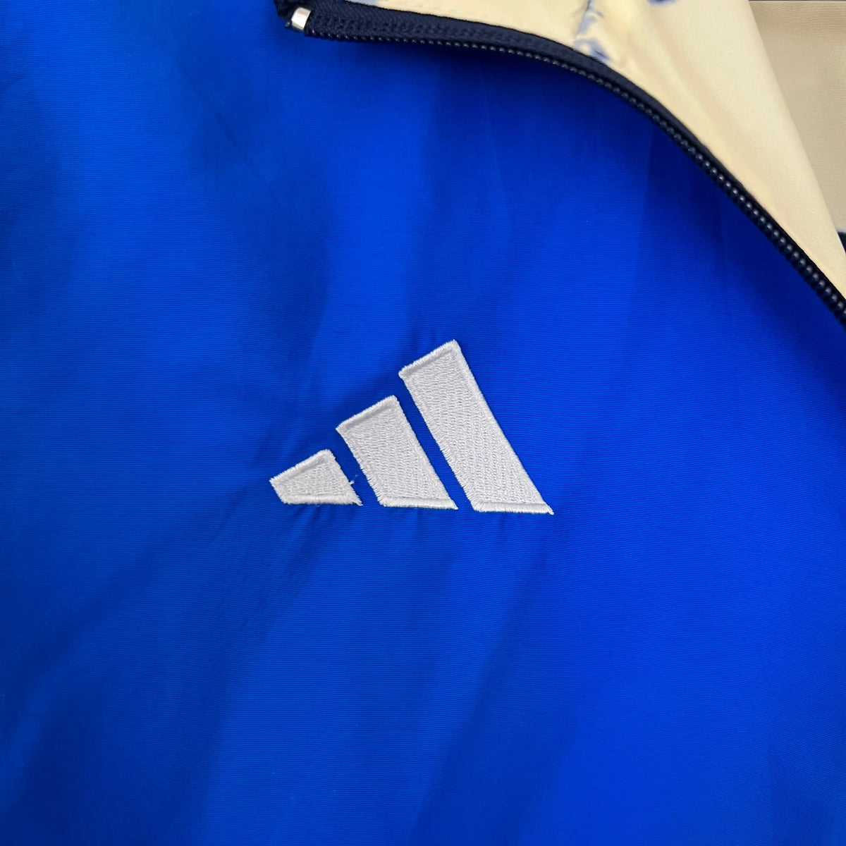 Veste coupe-vent réversible Italie/Italy beige/bleu 2023/24