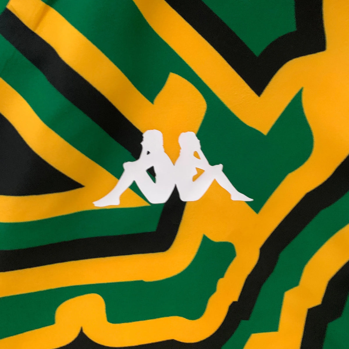 Veste coupe-vent réversible Jamaïque/Jamaica orange/vert 2023/24