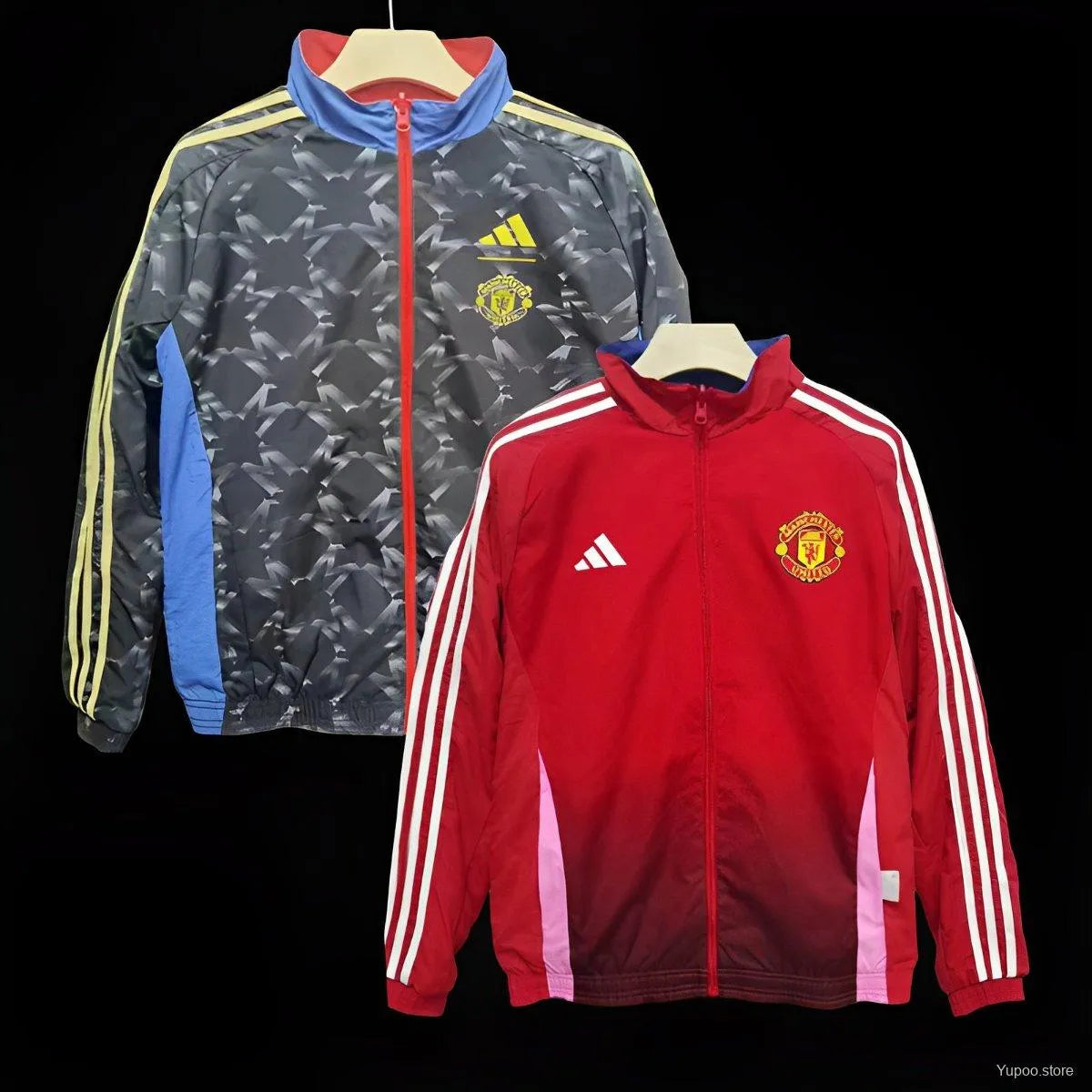 Veste coupe-vent jacket réversible Manchester United 2023/24