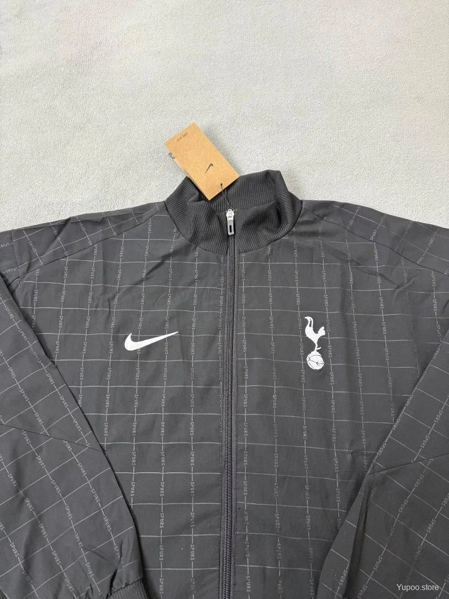 Veste coupe-vent Tottenham Hotspurs Nike noir 2025/26