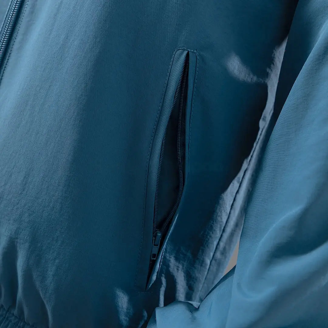 Veste Croatie Coupe-Vent Reversible Bleu Marine & Bleu Ciel