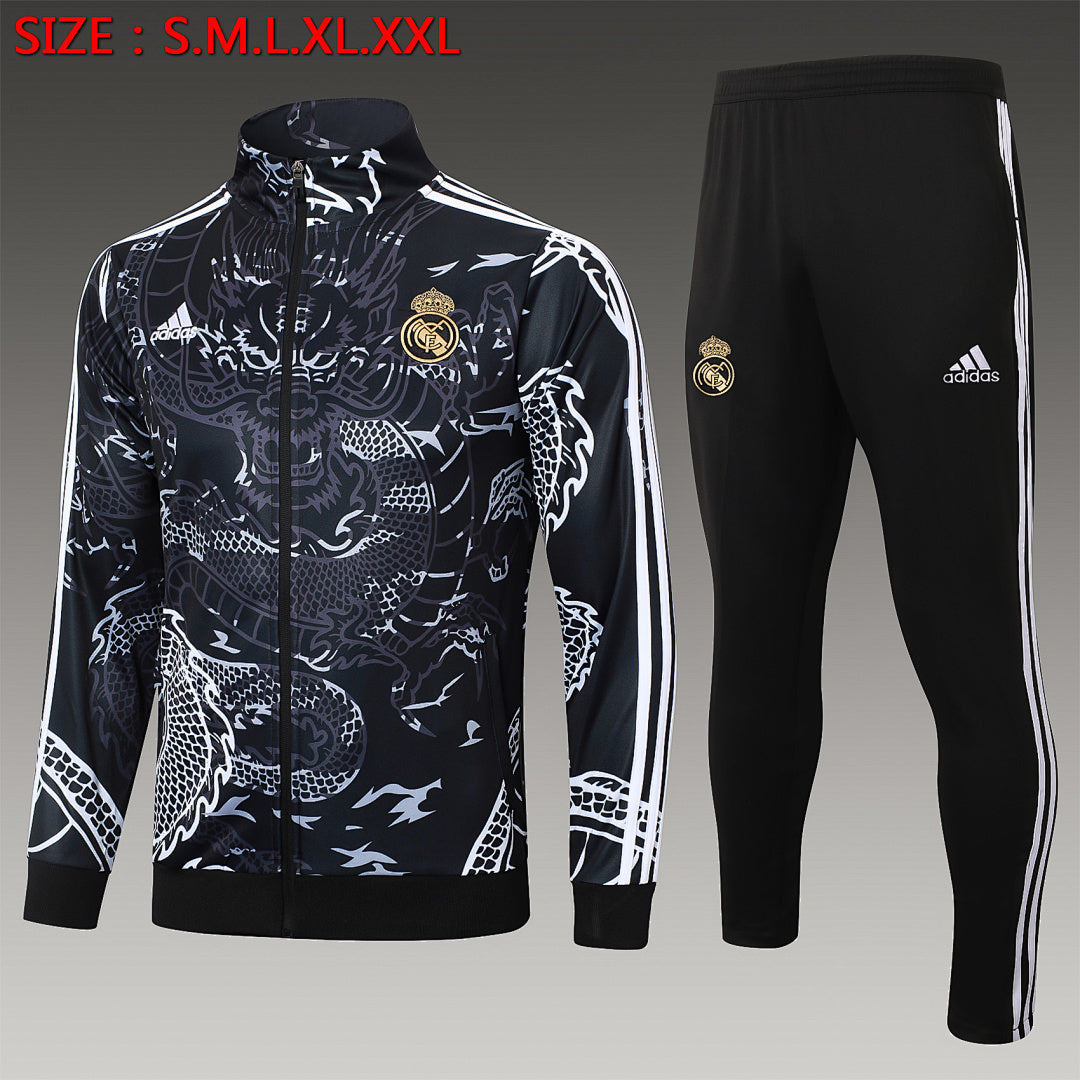 Veste de survêtement Real Madrid Noir Dragon 2023/24