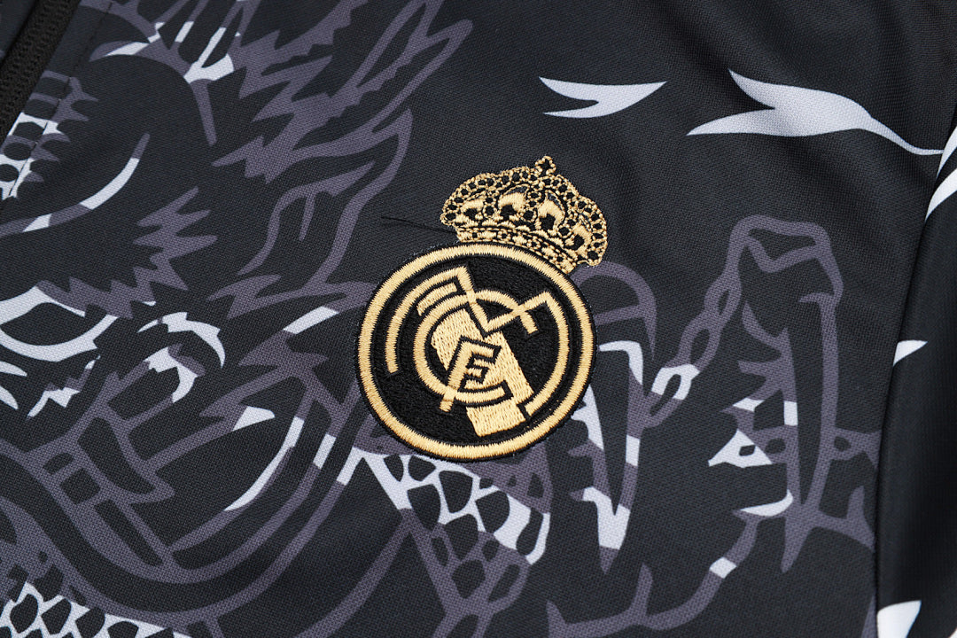 Veste de survêtement Real Madrid Noir Dragon 2023/24