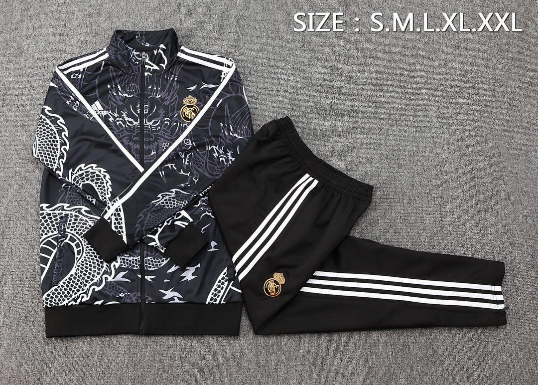 Veste de survêtement Real Madrid Noir Dragon 2023/24
