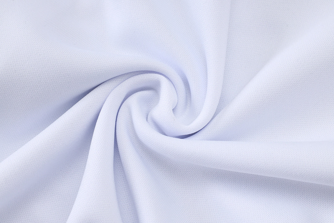 Veste de survêtement rétro zip complet Real Madrid blanc 2025/26
