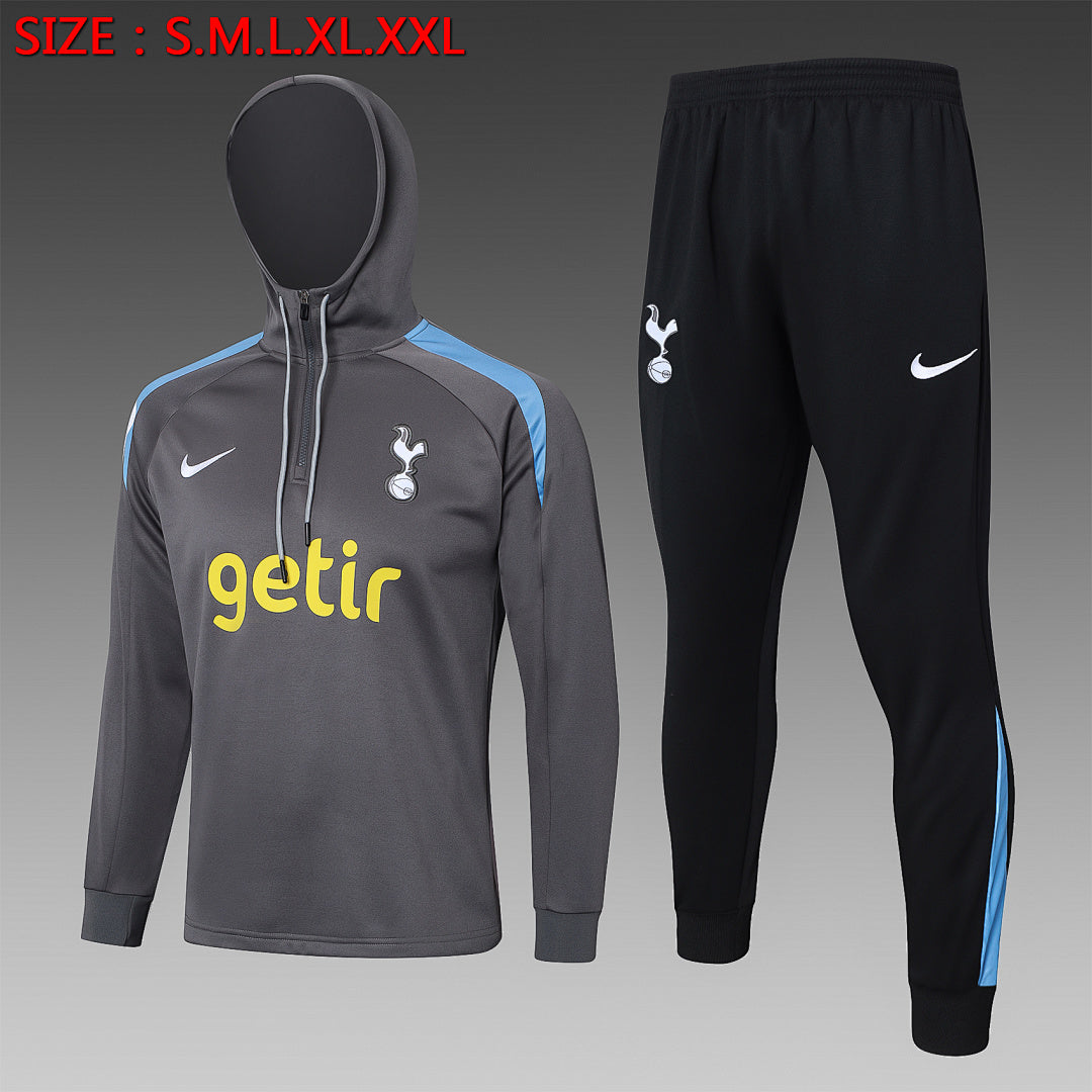 Veste à Demi-Zip Tottenham 2024/25 - Avec Capuche
