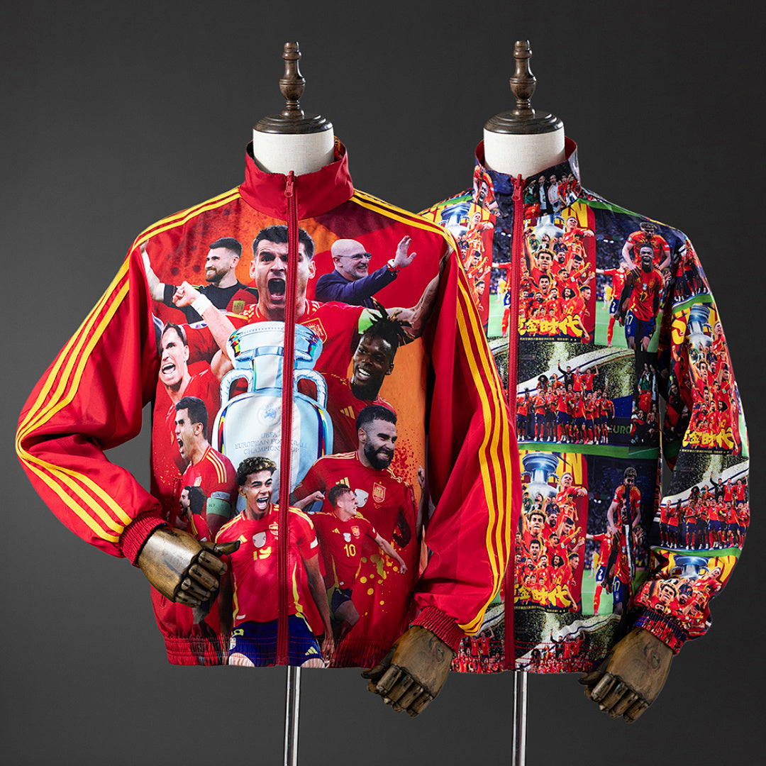 Veste Espagne Yamal Coupe-Vent Réversible